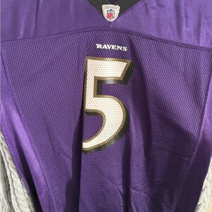 Boys NFL Baltimore Ravens Joe Flacco Jersey Size XL